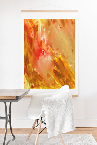 Rosie Brown On Fire Art Print And Hanger