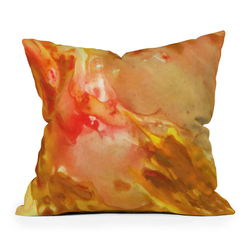Rosie Brown On Fire Throw Pillow