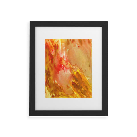 Rosie Brown On Fire Framed Art Print
