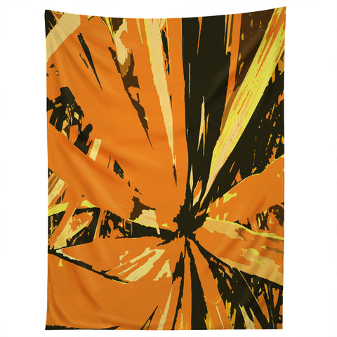 Rosie Brown Orange Bromeliad Tapestry