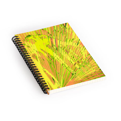 Rosie Brown Orange Palms Spiral Notebook