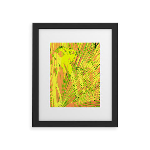 Rosie Brown Orange Palms Framed Art Print