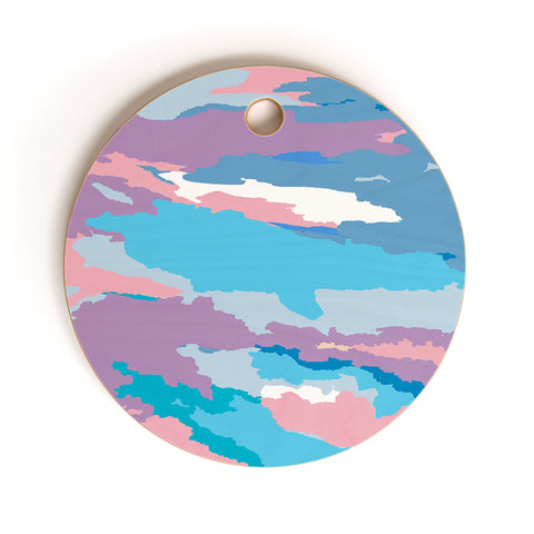 Rosie Brown Painted Sky Cutting Board Round