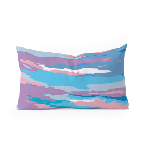 Rosie Brown Painted Sky Oblong Throw Pillow