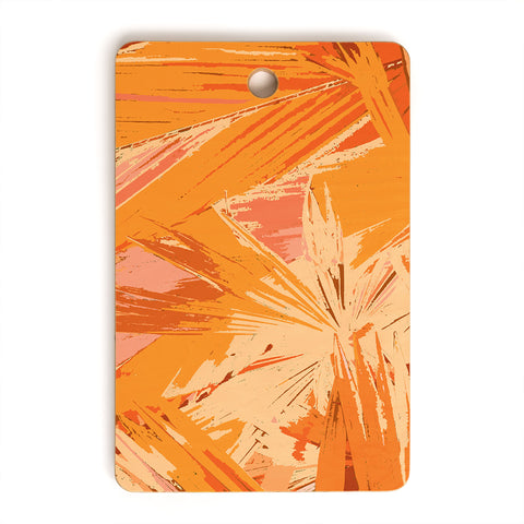 Rosie Brown Palm Explosion Cutting Board Rectangle