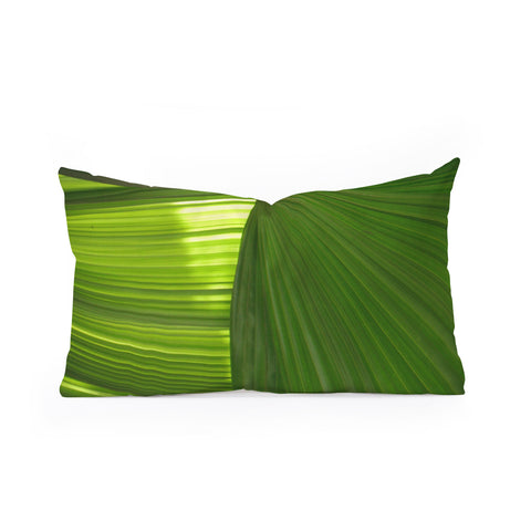 Rosie Brown Palms 2 Oblong Throw Pillow