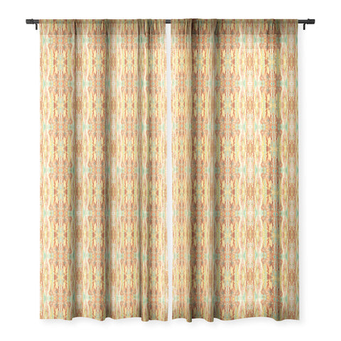 Rosie Brown Patina Sheer Window Curtain
