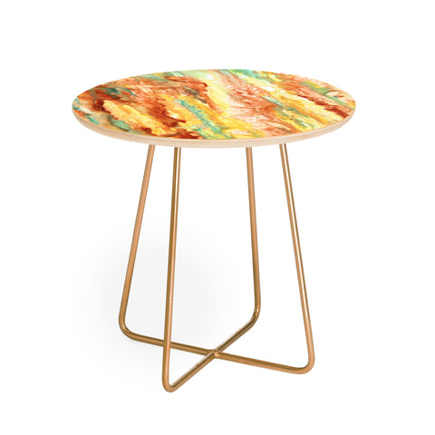 Rosie Brown Patina Round Side Table