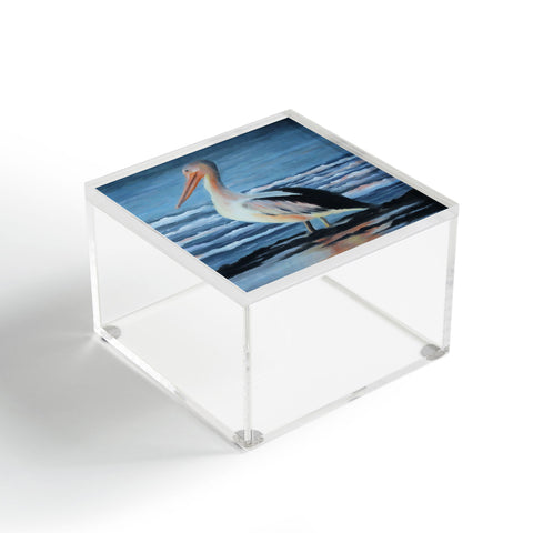 Rosie Brown Pelican Wading 2 Acrylic Box