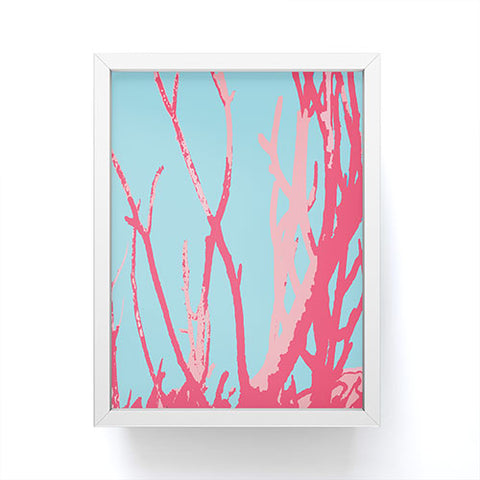 Rosie Brown Pink Seaweed Framed Mini Art Print