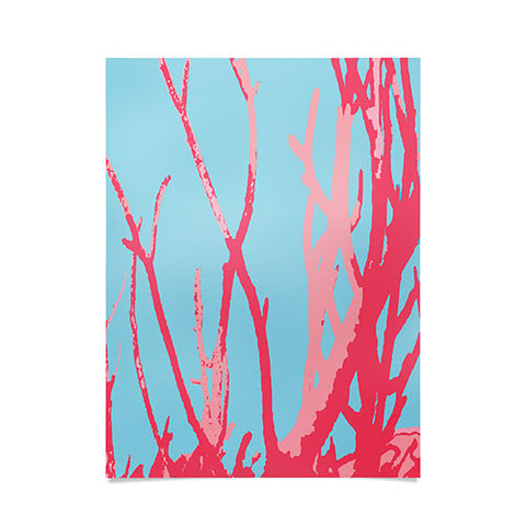 Rosie Brown Pink Seaweed Poster