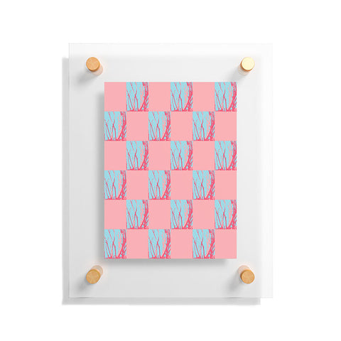 Rosie Brown Pink Seaweed Quilt Floating Acrylic Print