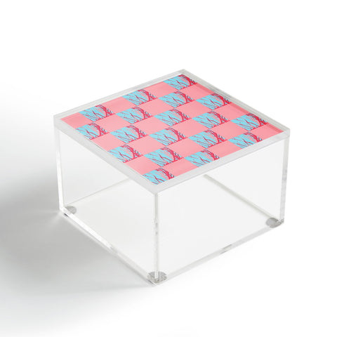 Rosie Brown Pink Seaweed Quilt Acrylic Box