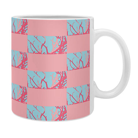 Rosie Brown Pink Seaweed Quilt Coffee Mug