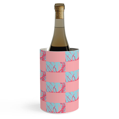 Rosie Brown Pink Seaweed Quilt Wine Chiller