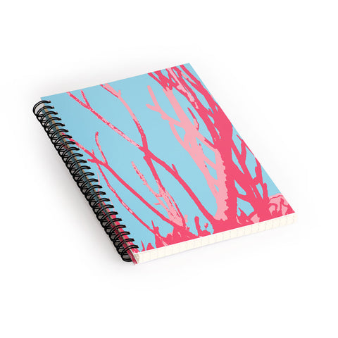 Rosie Brown Pink Seaweed Spiral Notebook