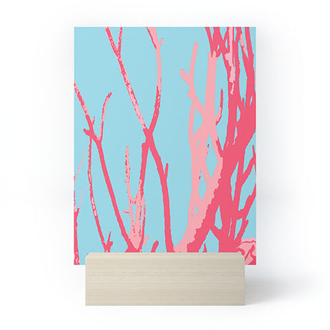 Rosie Brown Pink Seaweed Mini Art Print