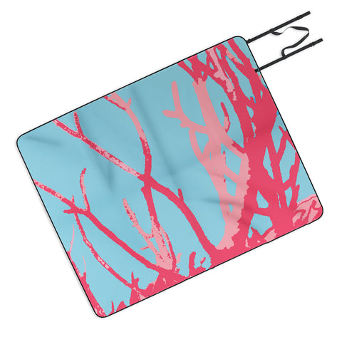 Rosie Brown Pink Seaweed Picnic Blanket