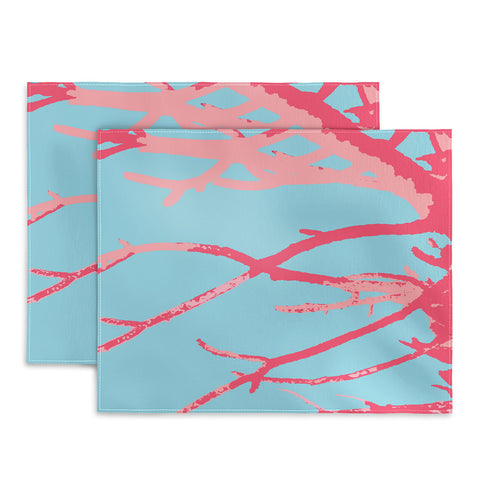 Rosie Brown Pink Seaweed Placemat