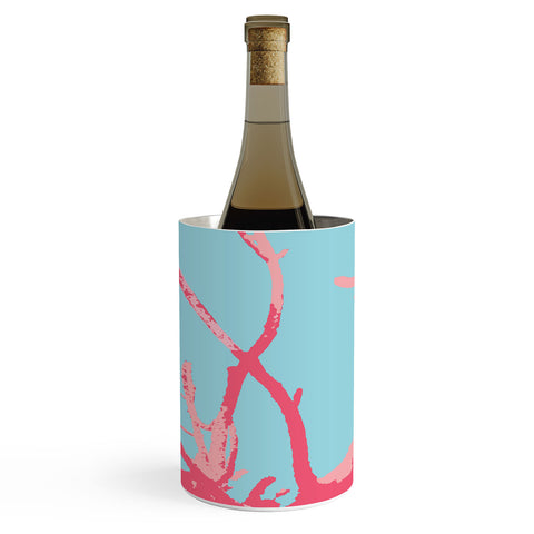 Rosie Brown Pink Seaweed Wine Chiller