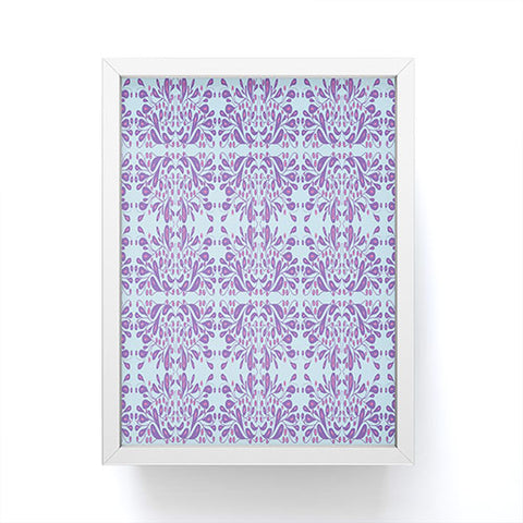Rosie Brown Purple Blooms Framed Mini Art Print