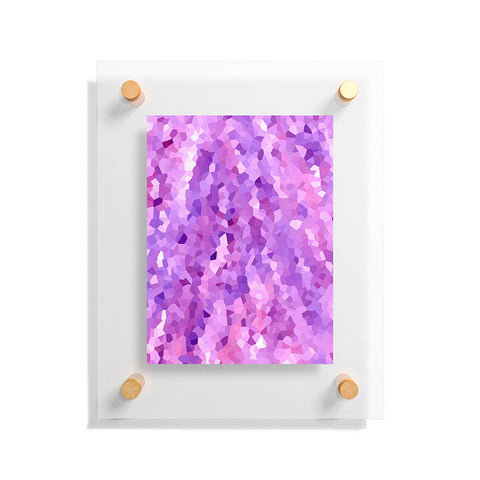 Rosie Brown Purple Perfection Floating Acrylic Print