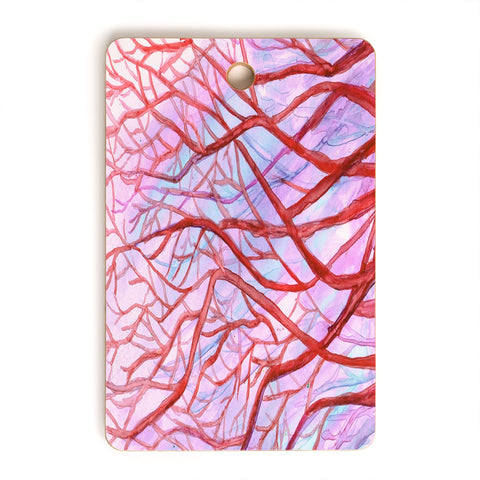 Rosie Brown Red Coral Cutting Board Rectangle