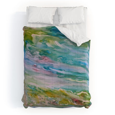 Rosie Brown Reflections In Watercolor Comforter
