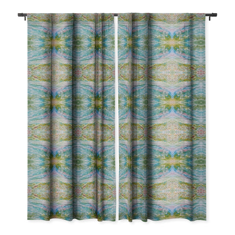 Rosie Brown Reflections In Watercolor Blackout Window Curtain