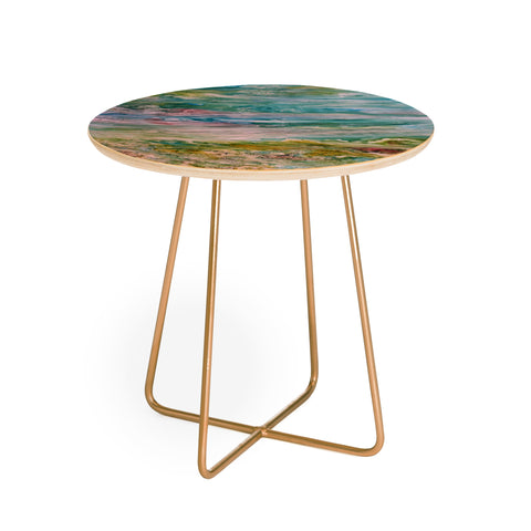 Rosie Brown Reflections In Watercolor Round Side Table