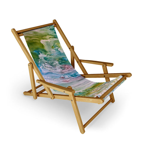 Rosie Brown Reflections In Watercolor Sling Chair