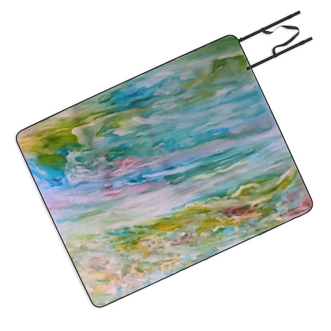 Rosie Brown Reflections In Watercolor Picnic Blanket