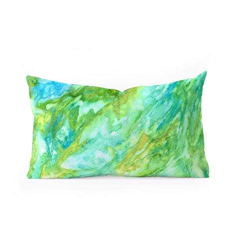 Rosie Brown River Flow Oblong Throw Pillow