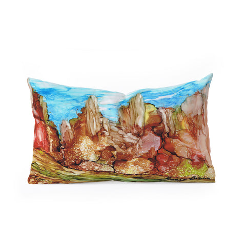 Rosie Brown Rocky Southwest Oblong Throw Pillow