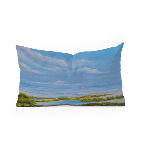 Rosie Brown Sanibel Island Inspired Oblong Throw Pillow