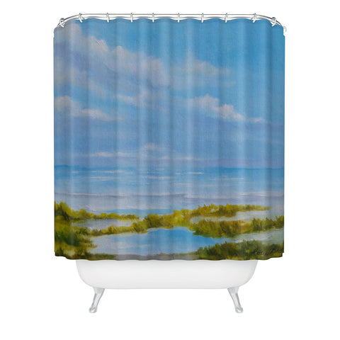 Rosie Brown Sanibel Island Inspired Shower Curtain