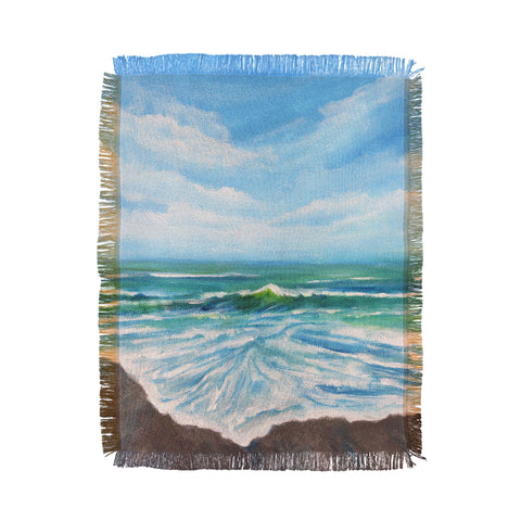 Rosie Brown Seashore Foam Throw Blanket