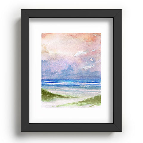 Rosie Brown Seashore Sunset Recessed Framing Rectangle