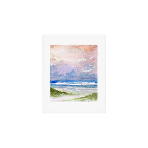 Rosie Brown Seashore Sunset Art Print