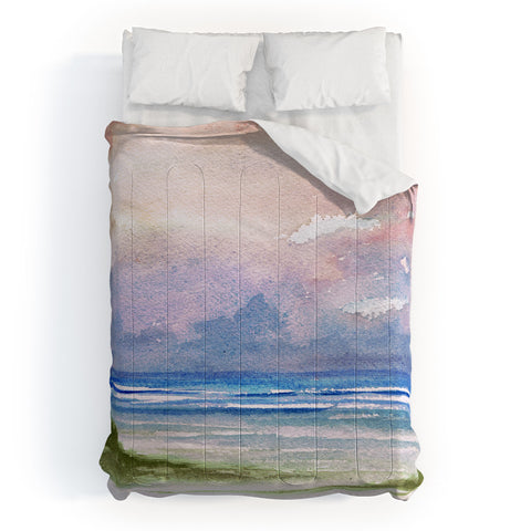 Rosie Brown Seashore Sunset Comforter