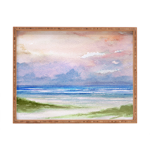 Rosie Brown Seashore Sunset Rectangular Tray