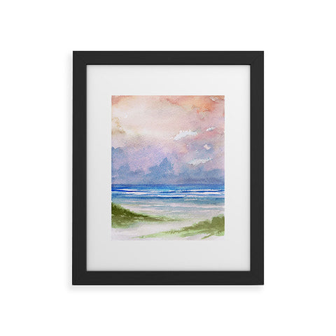 Rosie Brown Seashore Sunset Framed Art Print