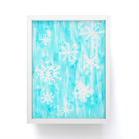 Rosie Brown Snowing Framed Mini Art Print