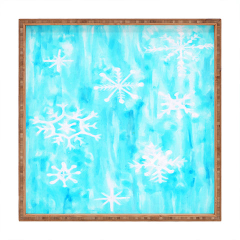 Rosie Brown Snowing Square Tray