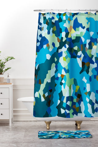 Rosie Brown Sparkling Sky Shower Curtain And Mat