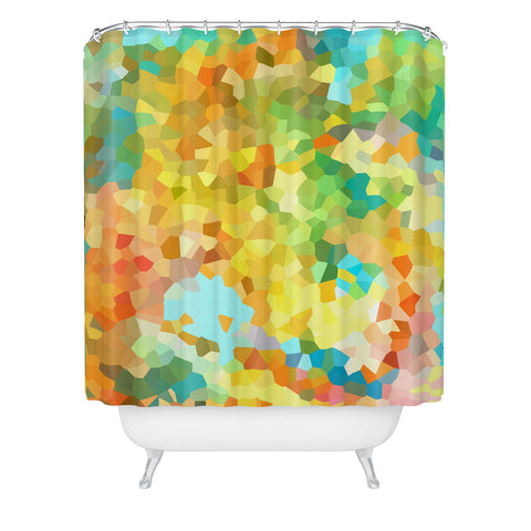 Rosie Brown Splattered Paint Shower Curtain