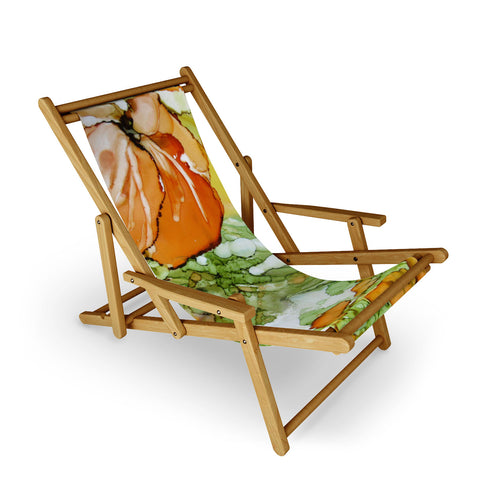 Rosie Brown Summer in Orange Sling Chair