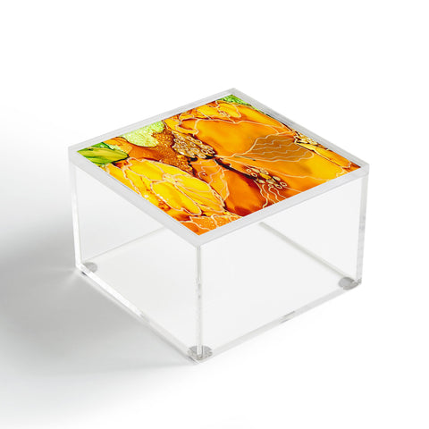 Rosie Brown Summer Sunflowers Acrylic Box