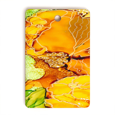 Rosie Brown Summer Sunflowers Cutting Board Rectangle