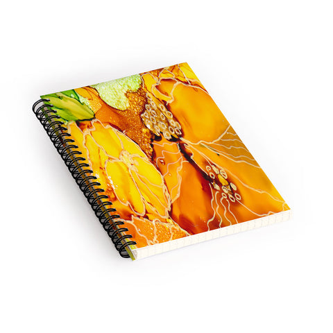 Rosie Brown Summer Sunflowers Spiral Notebook